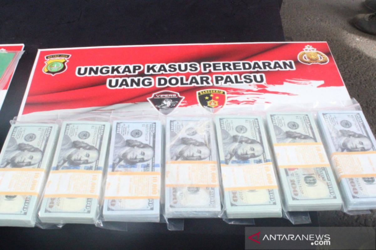 Polres Tangerang Selatan sita uang palsu Rp2,13 miliar