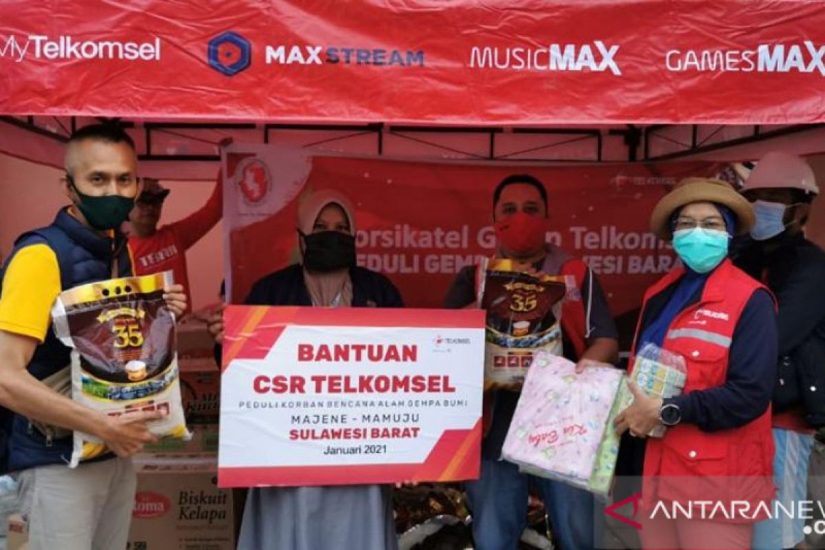 Telkomsel salurkan CSR untuk Sulawesi Barat