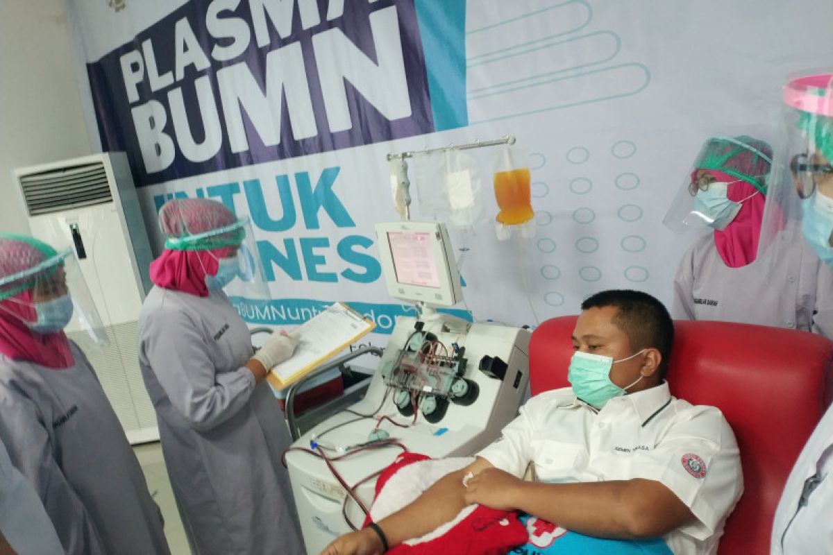 Pendonor plasma dari BUMN ajak penyintas ikut mendonor