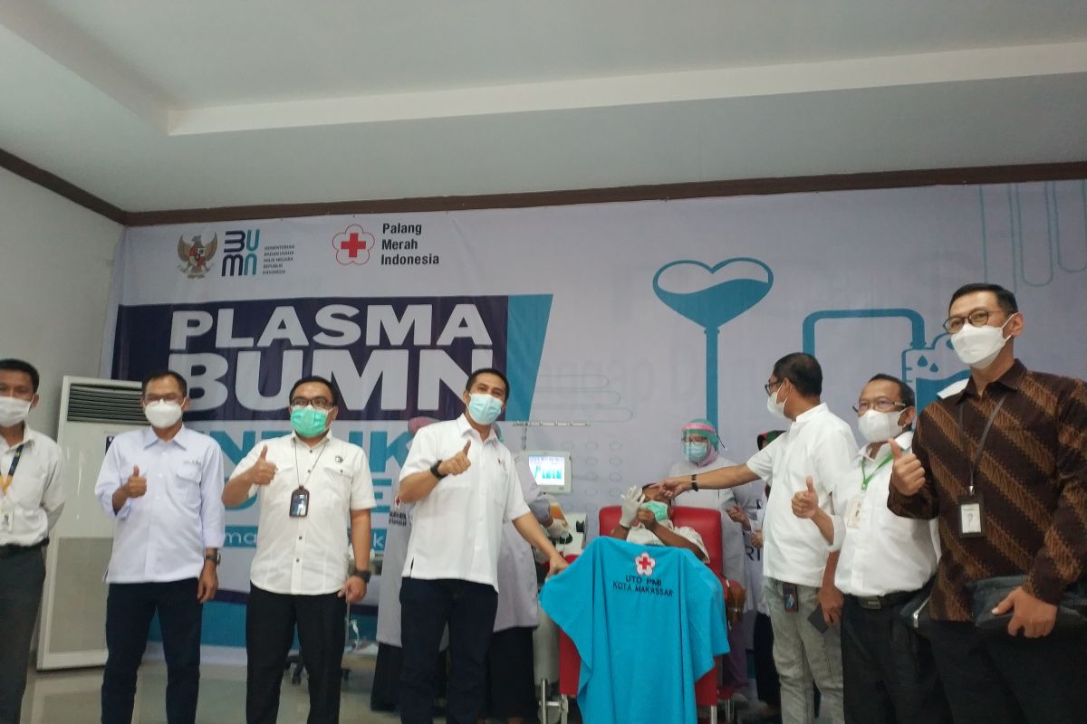 Donor plasma BUMN terus menyasar penyintas COVID-19 di Sulsel