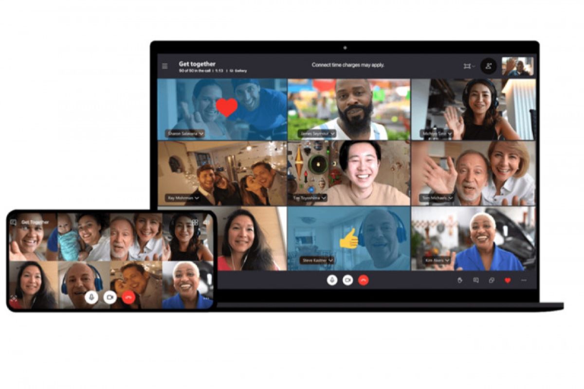 Skype punya fitur baru untuk tampilan