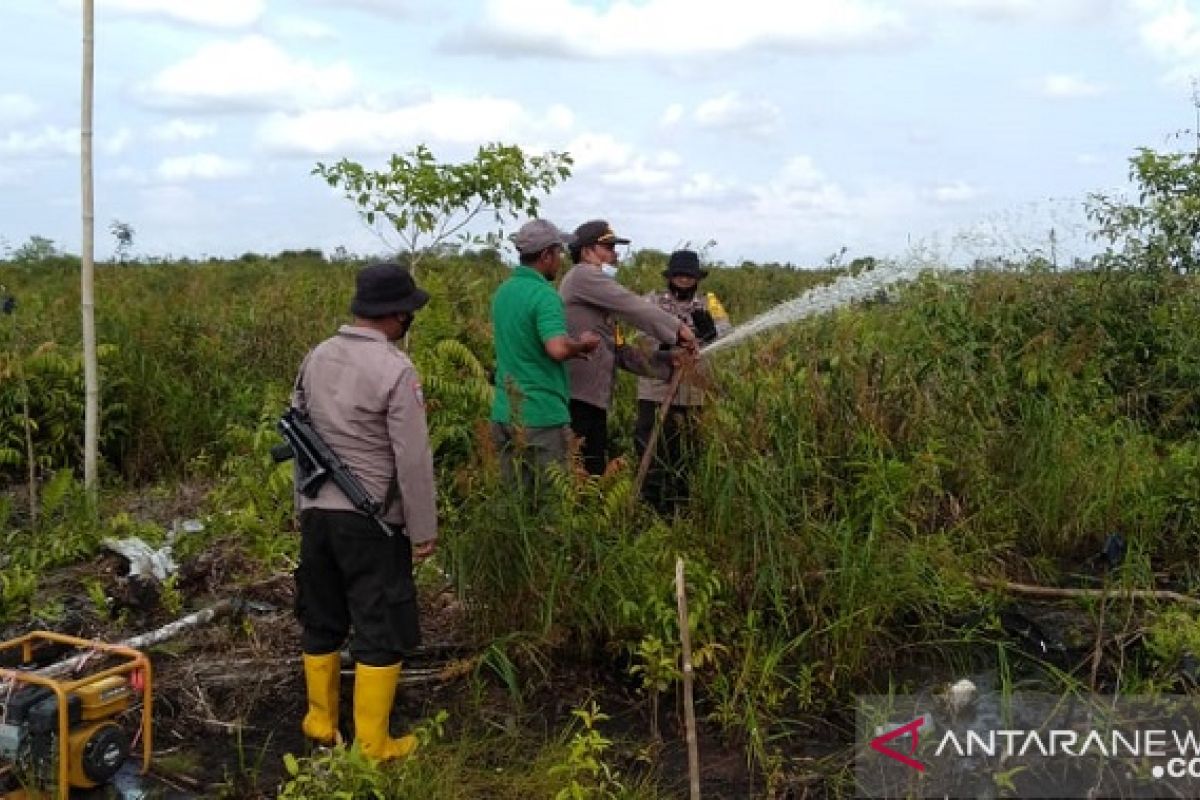 Mengantisipasi karhutla, Kapolres Muarojambi cek kesiapan sumur bor di Tahura