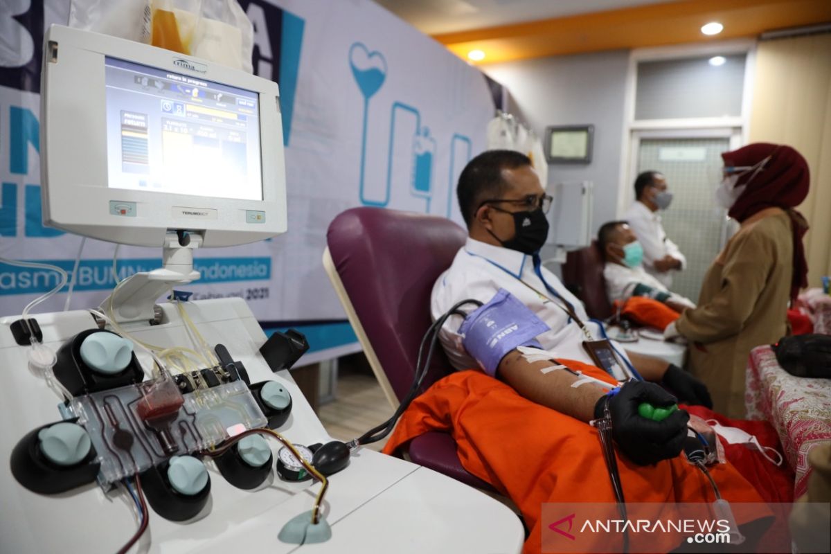 Satgas BUMN Riau ikut donor plasma konvalesen serentak nasional