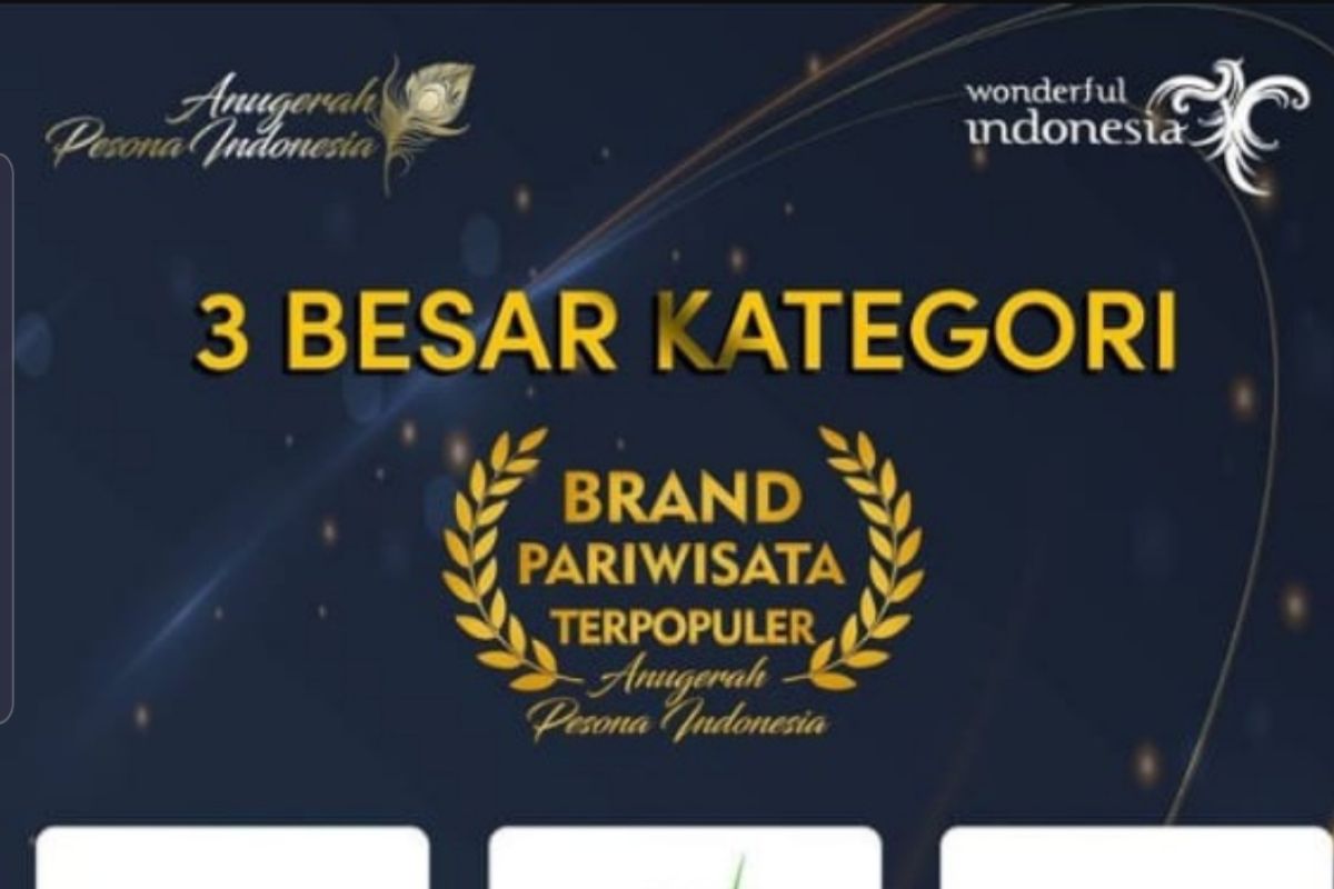 Program ACOM masuk tiga besar katagori brand pariwisata  API 2020