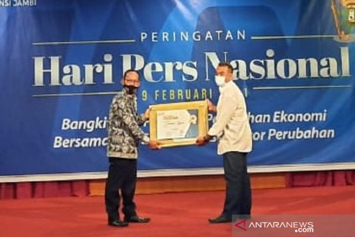 Gubernur Jambi sebut pers sangat berperan membangun sendi-sendi demokrasi