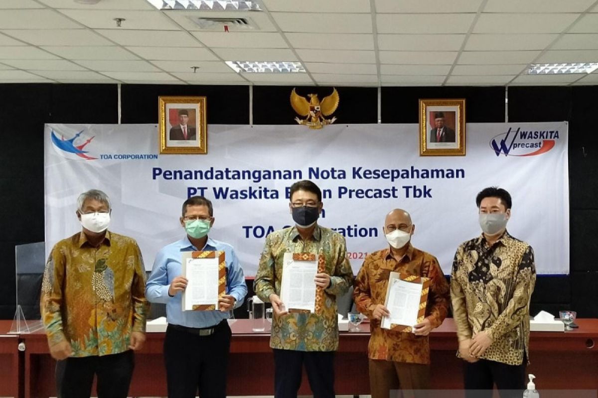 Waskita Beton gandeng TOA Jepang jangkau pasar eksternal