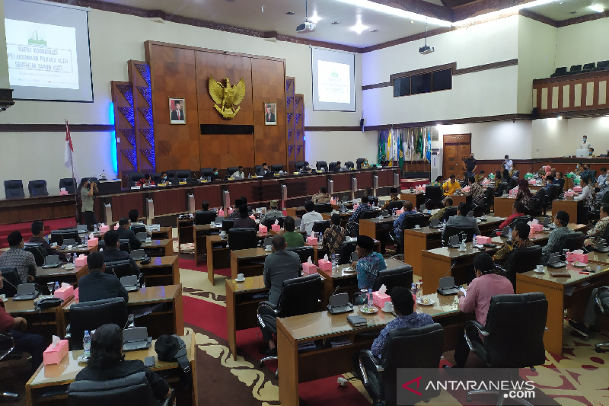 Rakor Pilkada Aceh 2022 ditunda karena Ketua DPRA tak hadir