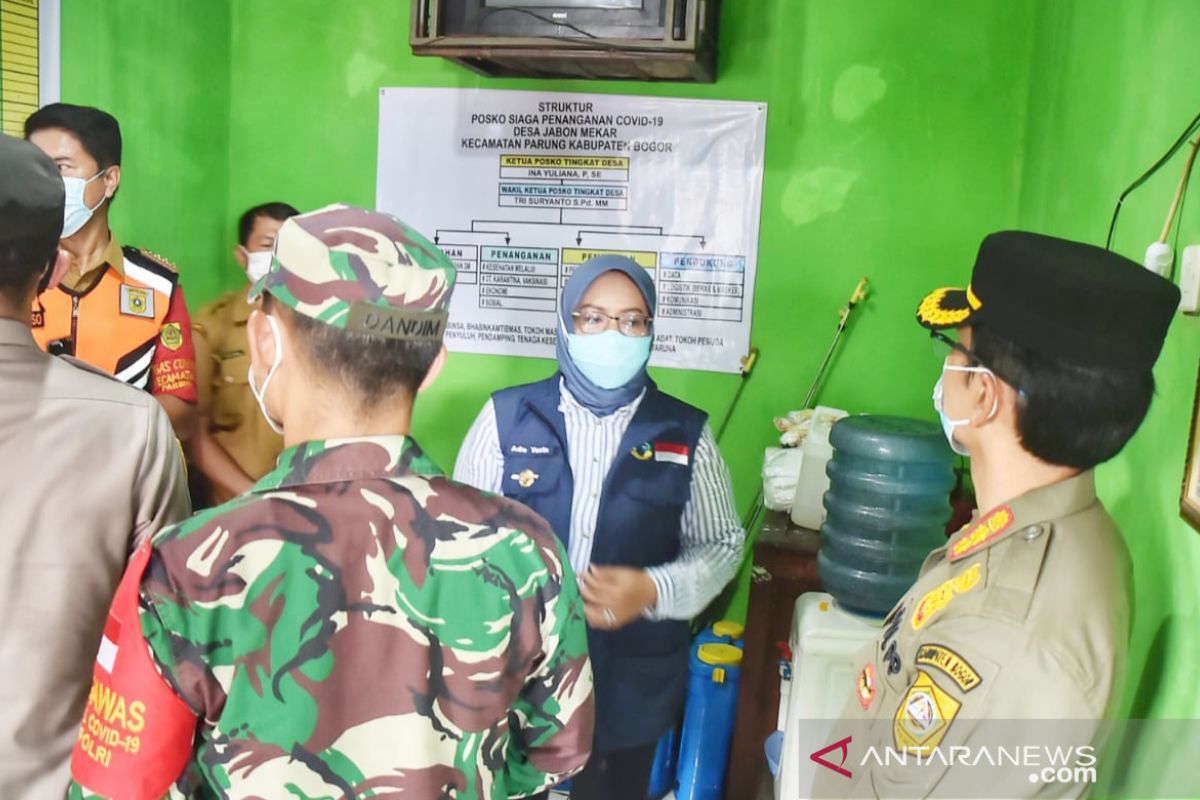 Posko COVID-19 setiap desa di Kabupaten Bogor diberlakukan selama PPKM mikro