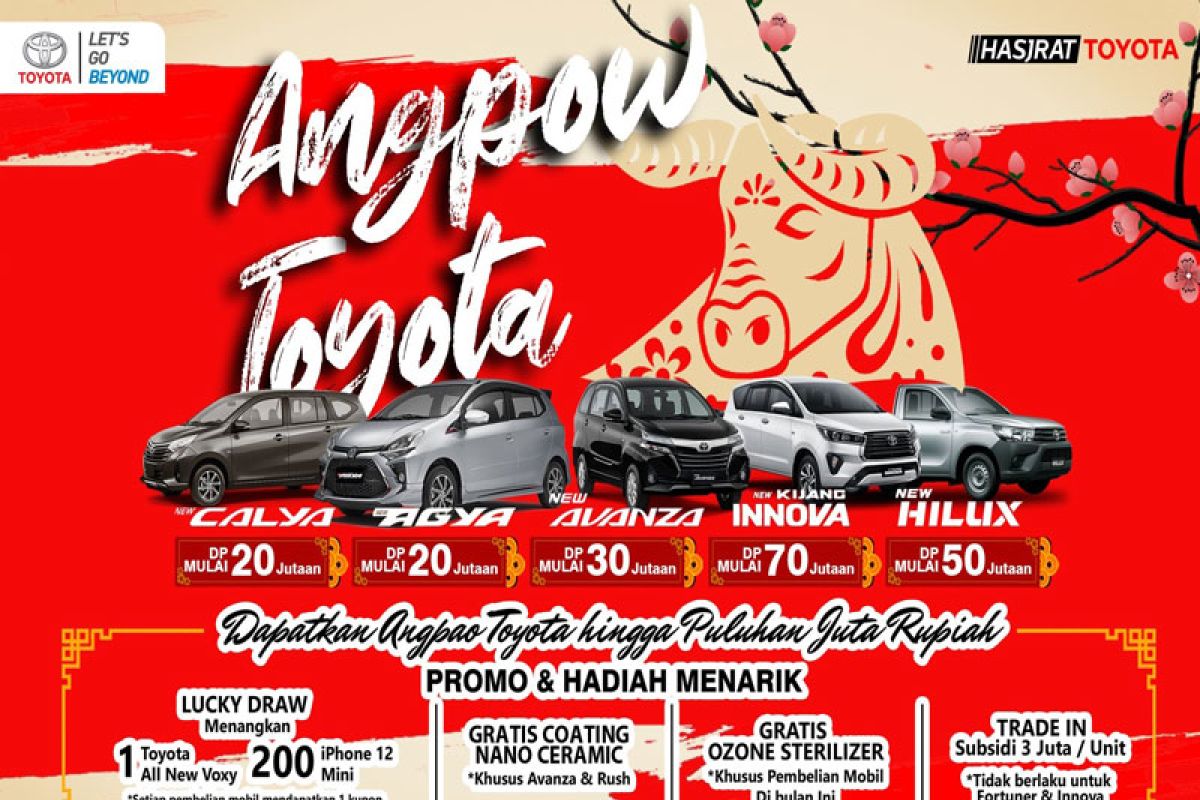 Hasjrat Toyota bagi-bagi Angpao di Bulan Februari !