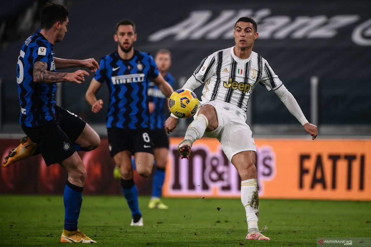 Juventus melaju ke final Piala Italia walau cuma imbang nirgol lawan Inter