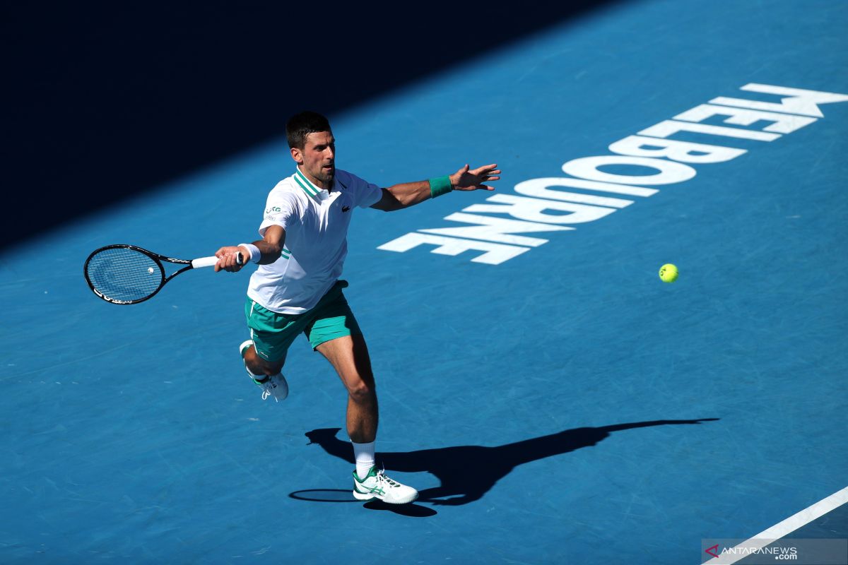 Cedera, Djokovic akui melanjutkan Australian Open adalah pertaruhan