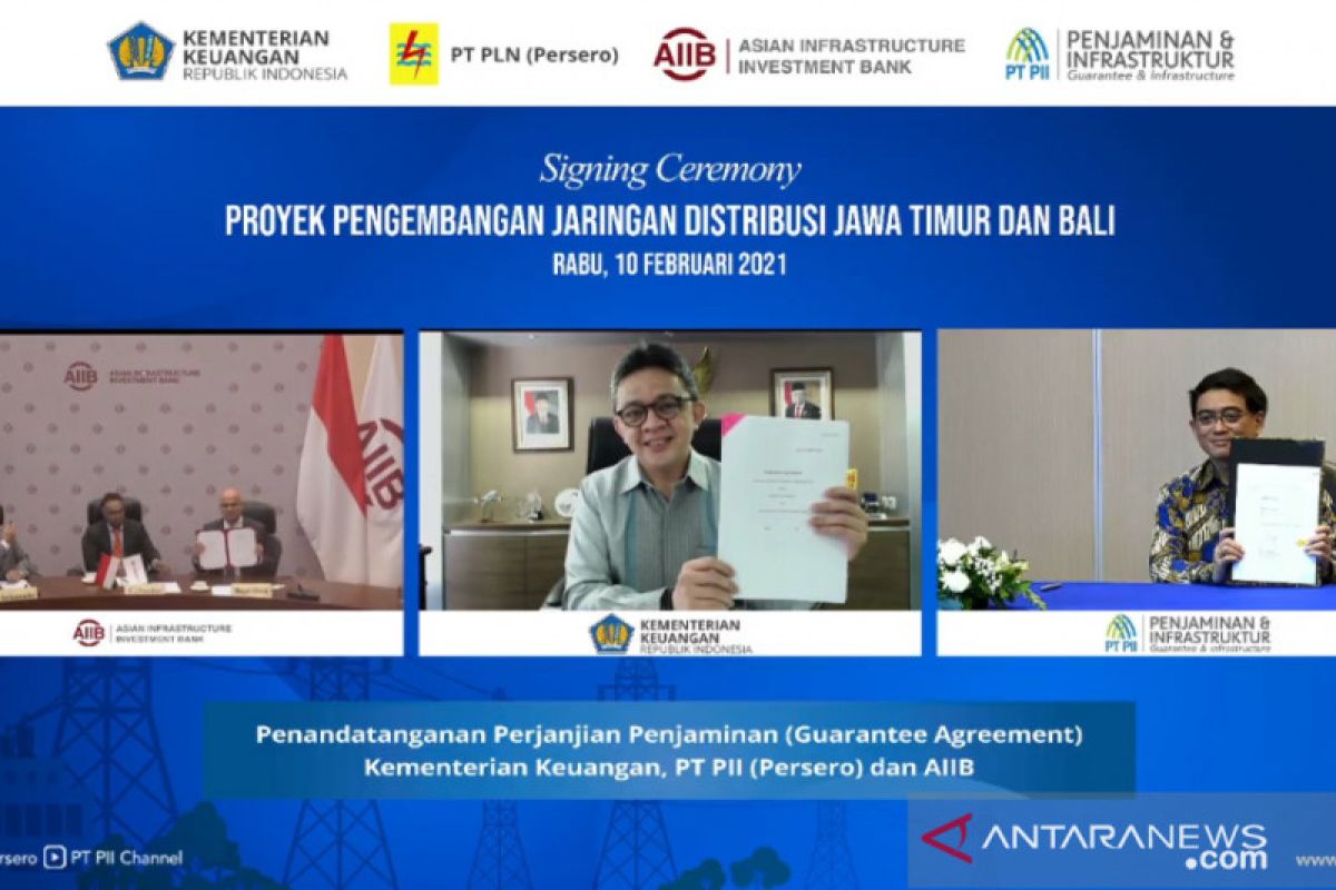 PLN raih pembiayaan dari AIIB bangun jaringan distribusi Jatim-Bali