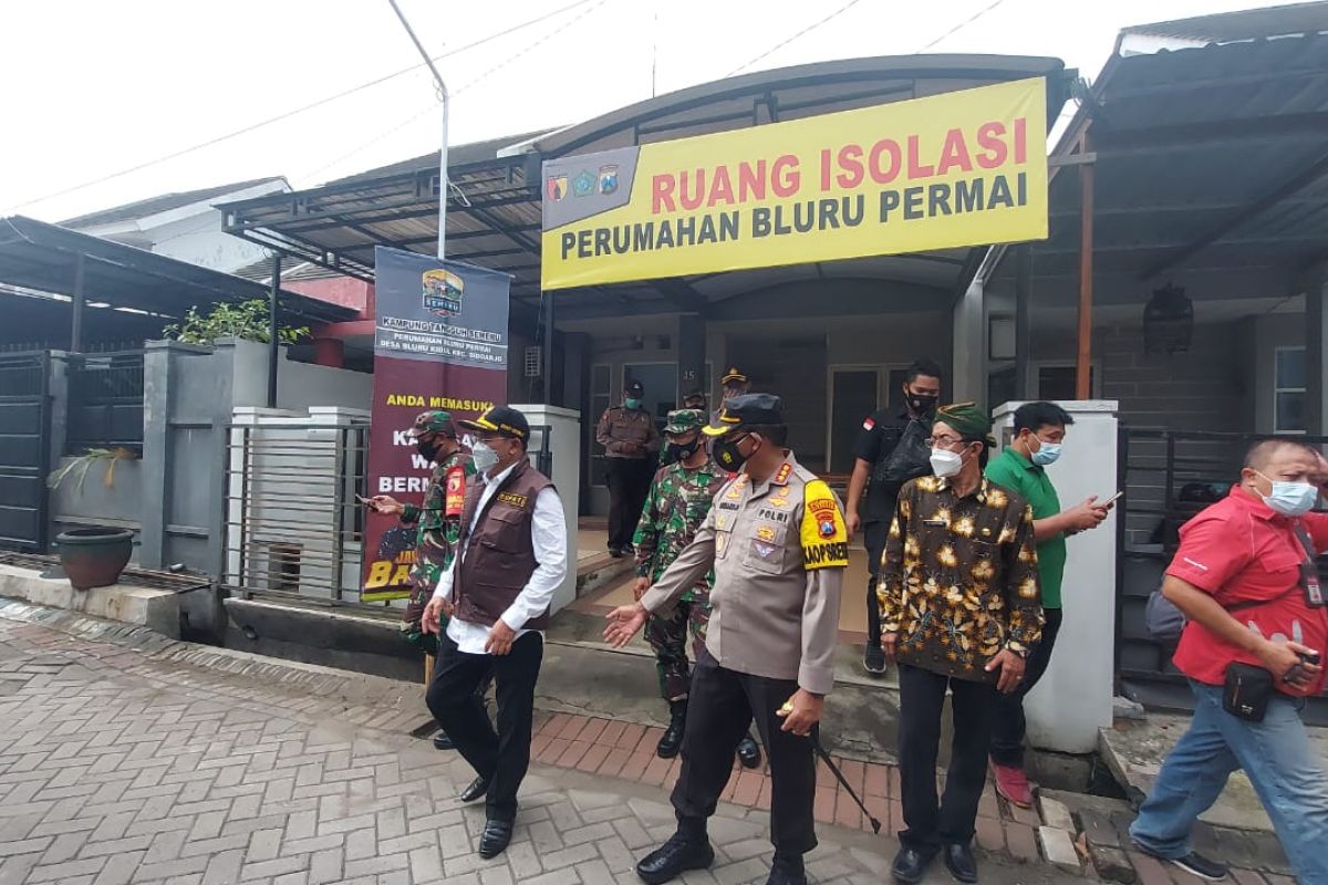 Forkopimda Sidoarjo pastikan PPKM mikro berjalan baik