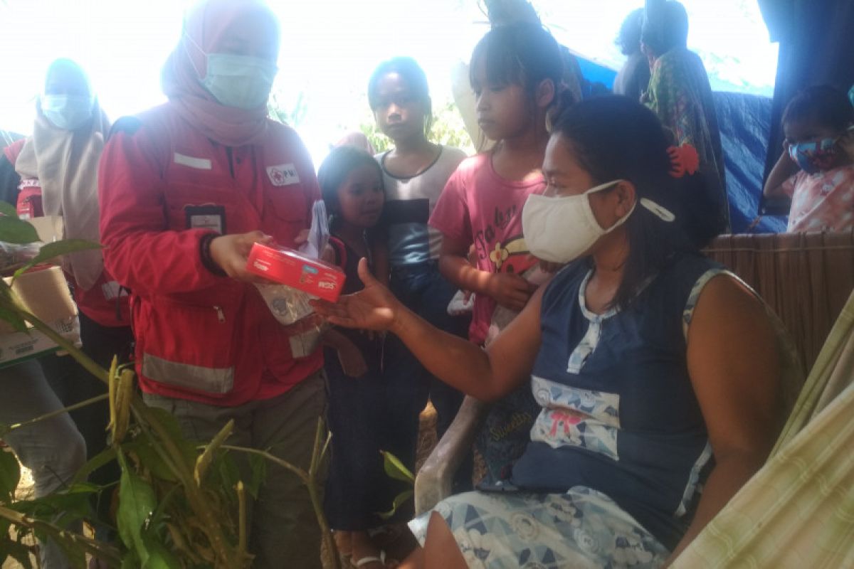 Pengungsi di Petekeang Sulbar terserang flu dan diare