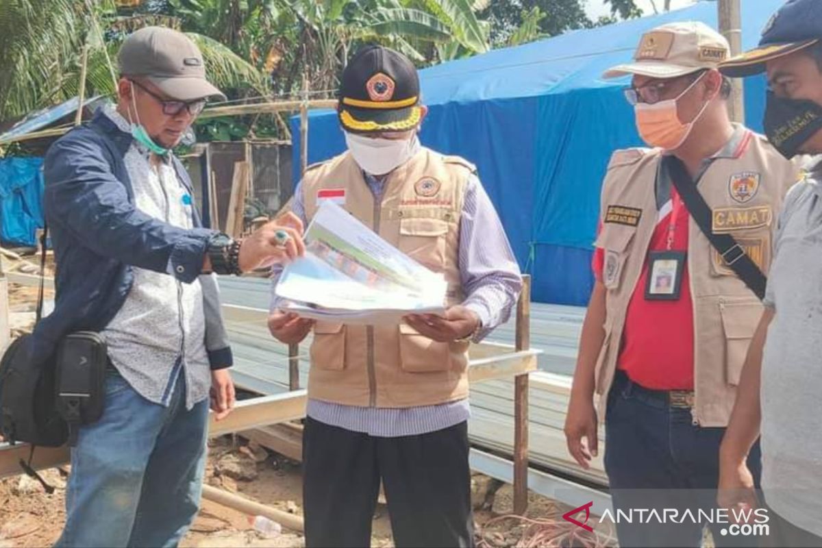 Pembangunan hunian sementara bagi korban banjir HST, ditargetkan 8 hari selesai