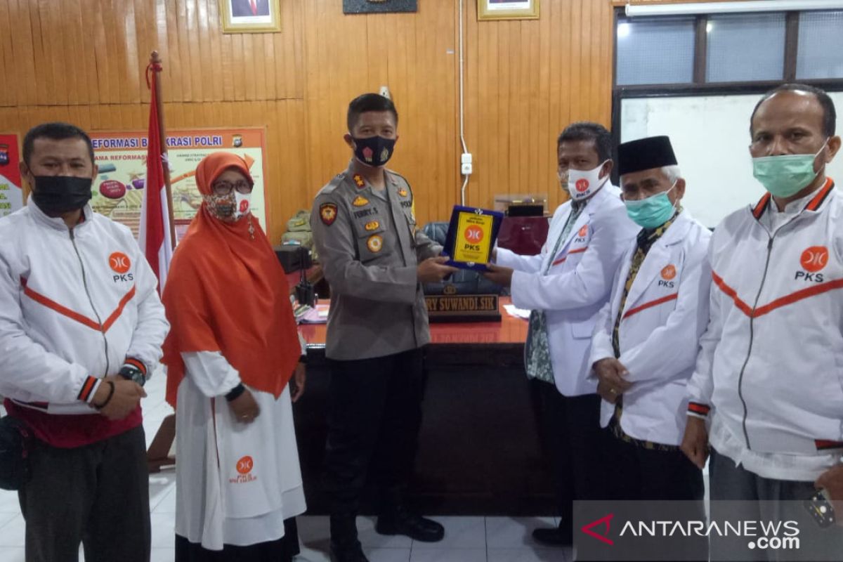 DPD PKS bersama Polres Solok Kota siap bersinergi sukseskan program pemerintah