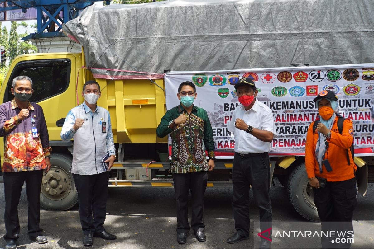 HSS terima bantuan untuk korban banjir dari Pemkab Penajam Paser Utara