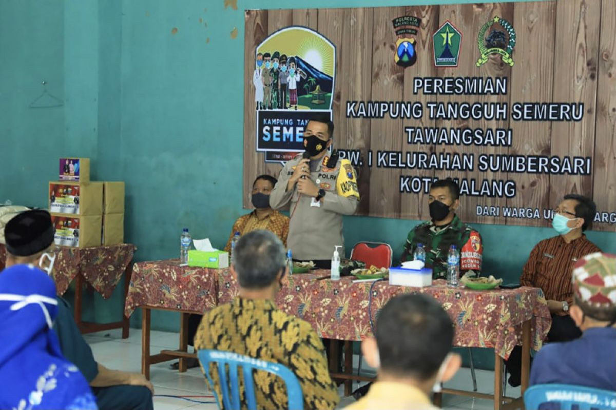 Polresta Malang Kota tambah Kampung Tangguh Semeru