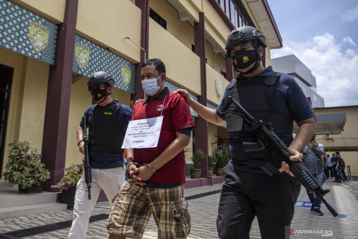 Polda Sumatera Selatan tangkap 27 pengedar narkoba