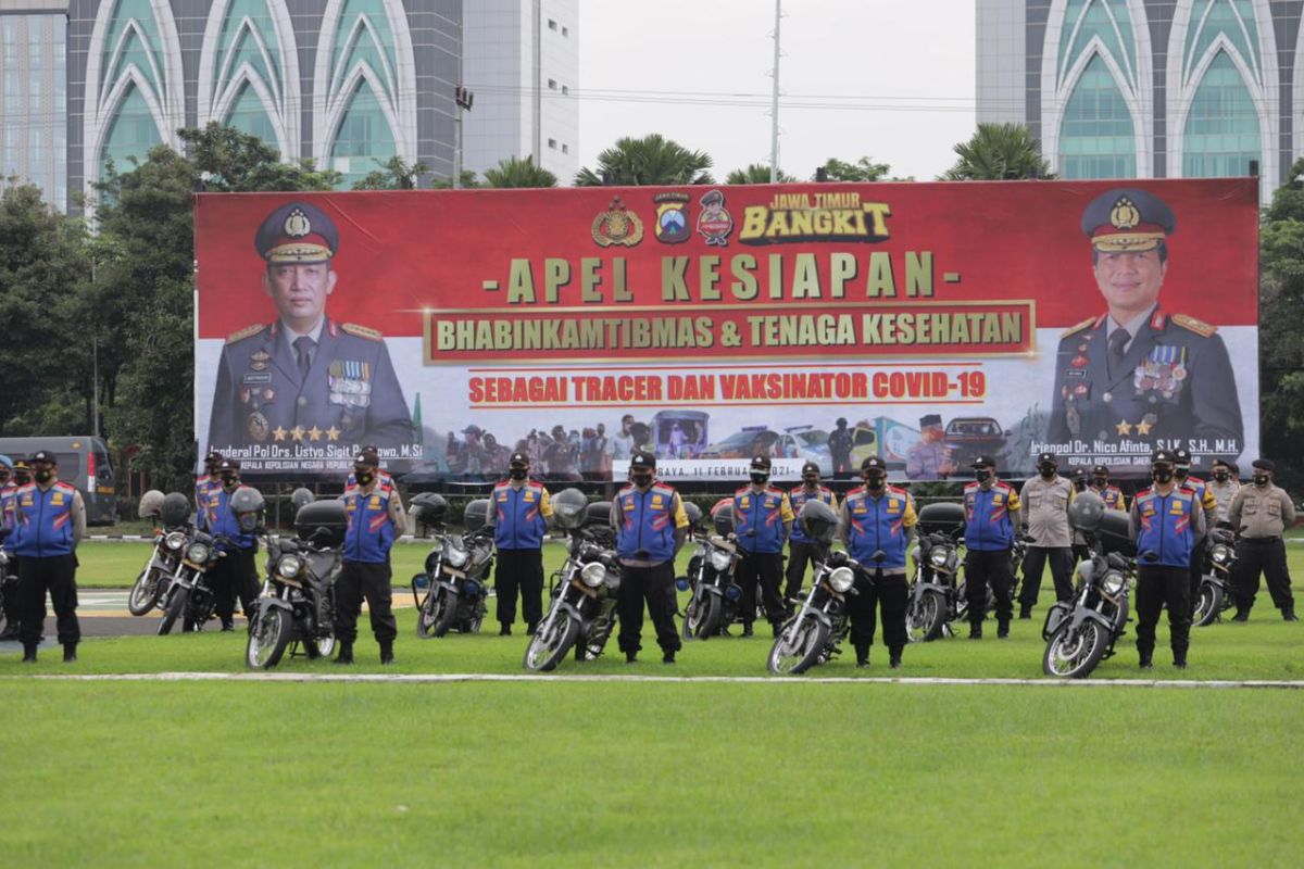 Polda terjunkan 6.043 personel Bhabinkamtibmas bantu PPKM Mikro di Jatim