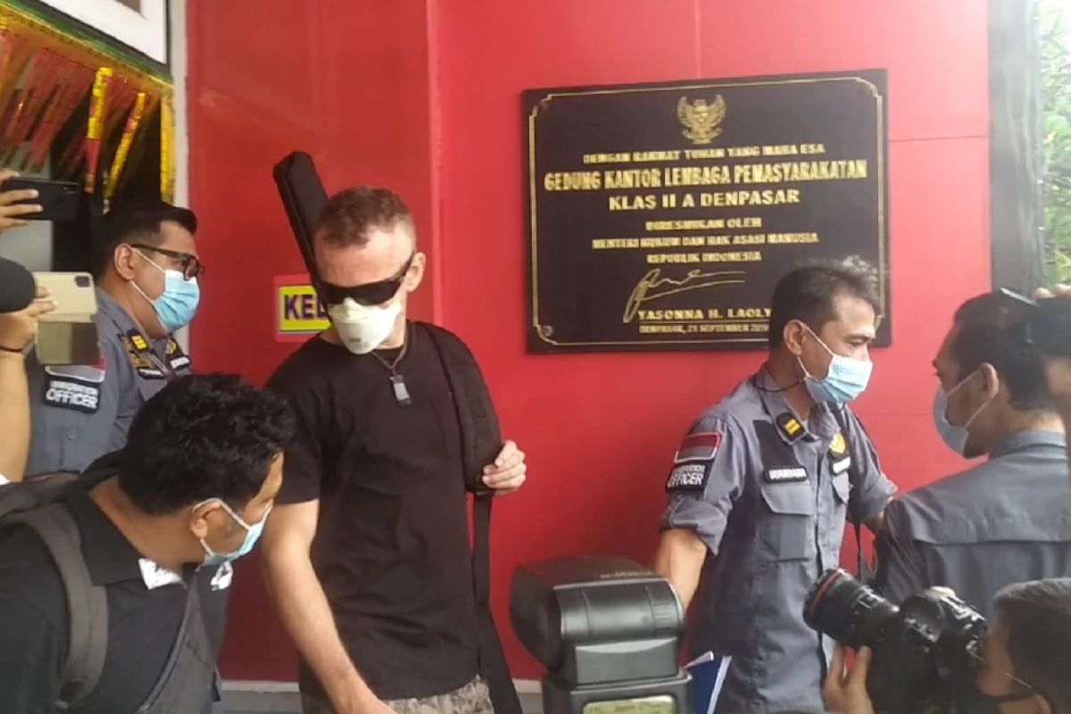 WNA Inggris yang bunuh polisi di Bali bebas