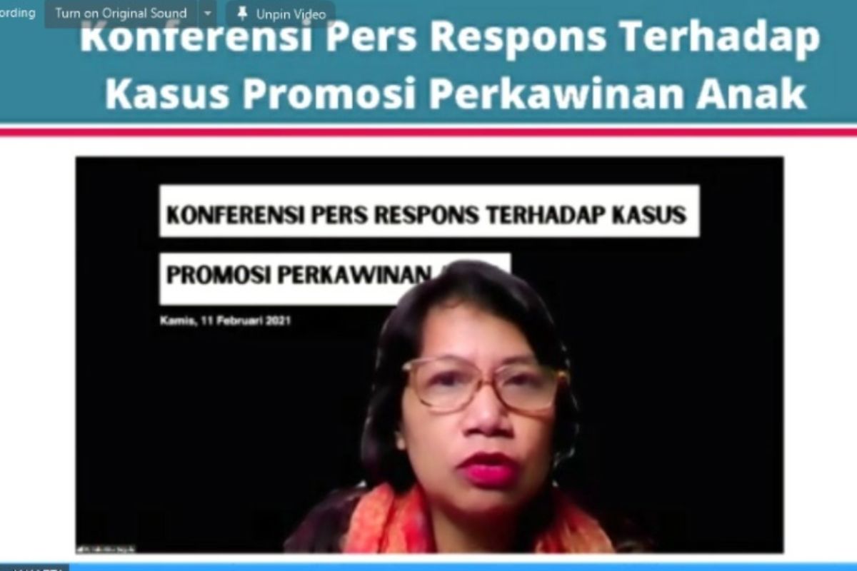 Aktivis: Promosi perkawinan anak oleh Aisha Wedding harus ditindak