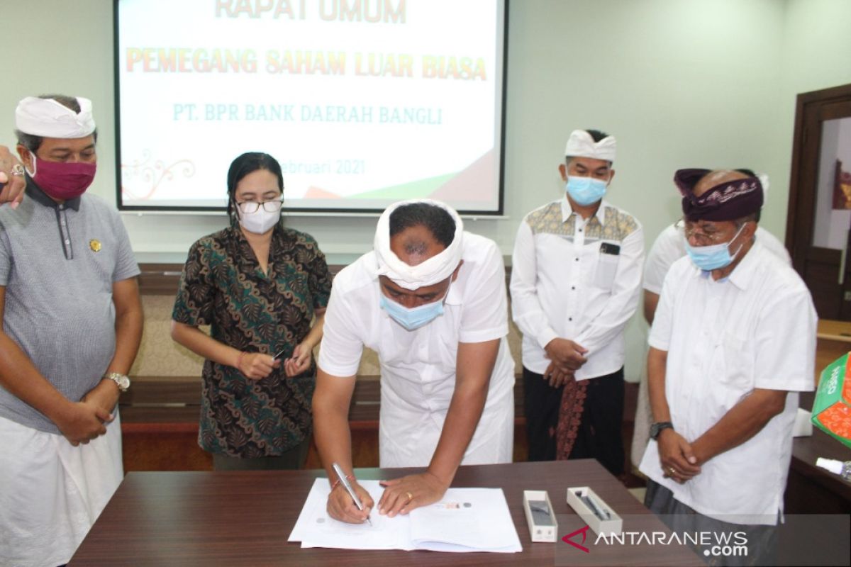 Bupati setujui perubahan status Bank Pasar Bangli