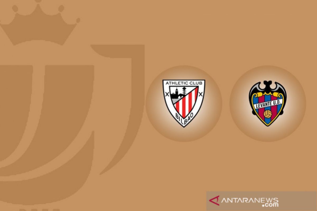 Bilbao vs Levante imbang 1-1 leg pertama semifinal Copa del Rey