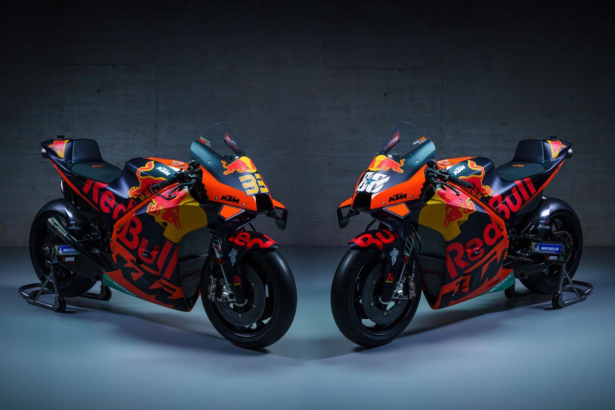 KTM  luncurkan motor MotoGP 2021 dengan warna baru Tech3
