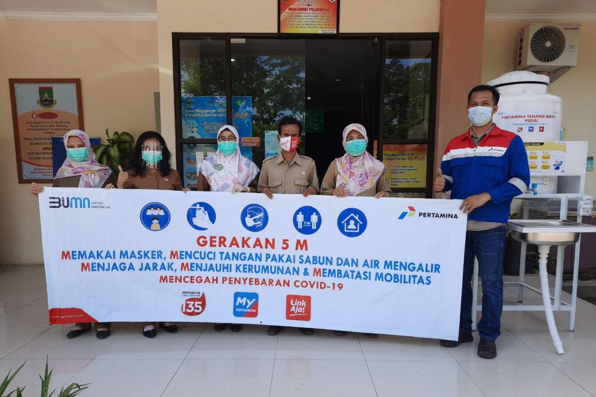 Pertamina bagikan alkes ke tenaga medis puskesmas di Cilegon