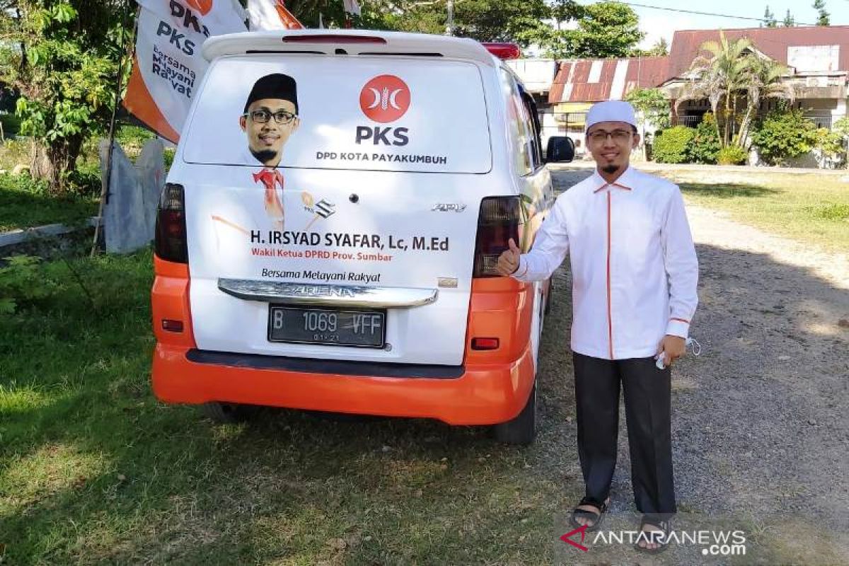 DPD PKS Payakumbuh mendapat satu unit ambulans