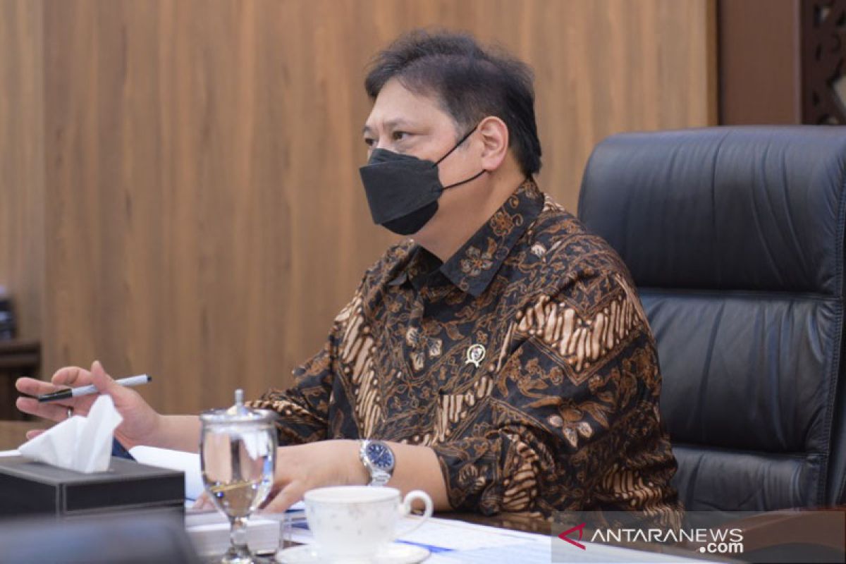 Menko Airlangga paparkan lima strategi pengendalian inflasi 2021