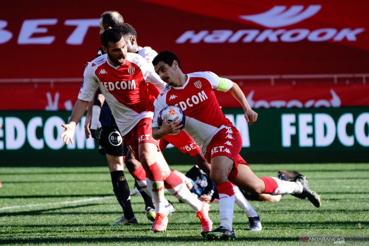 Gol menit akhir Wissam Ben Yedder menyelamatkan Monaco dari kekalahan