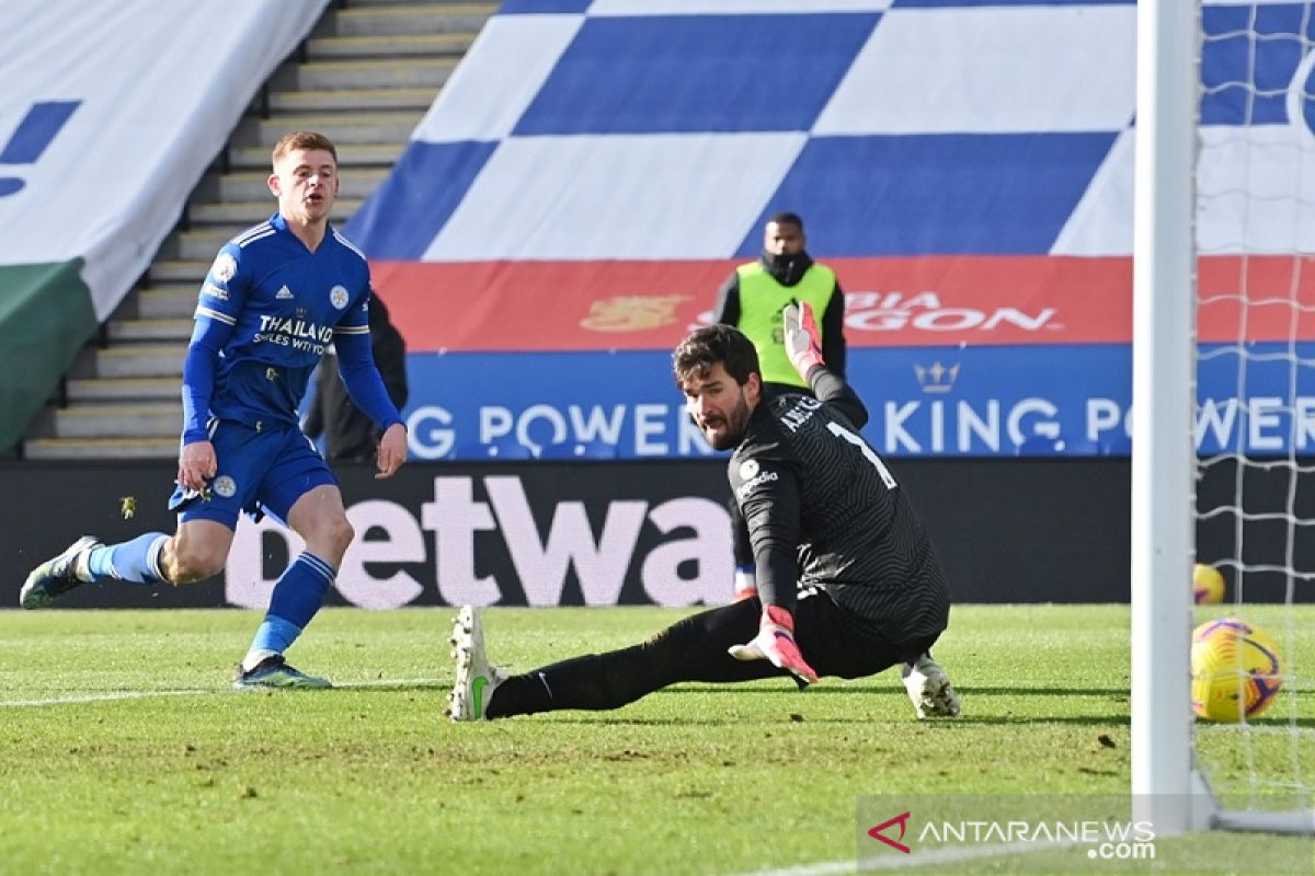 Leicester bangkit tundukkan Liverpool 3-1