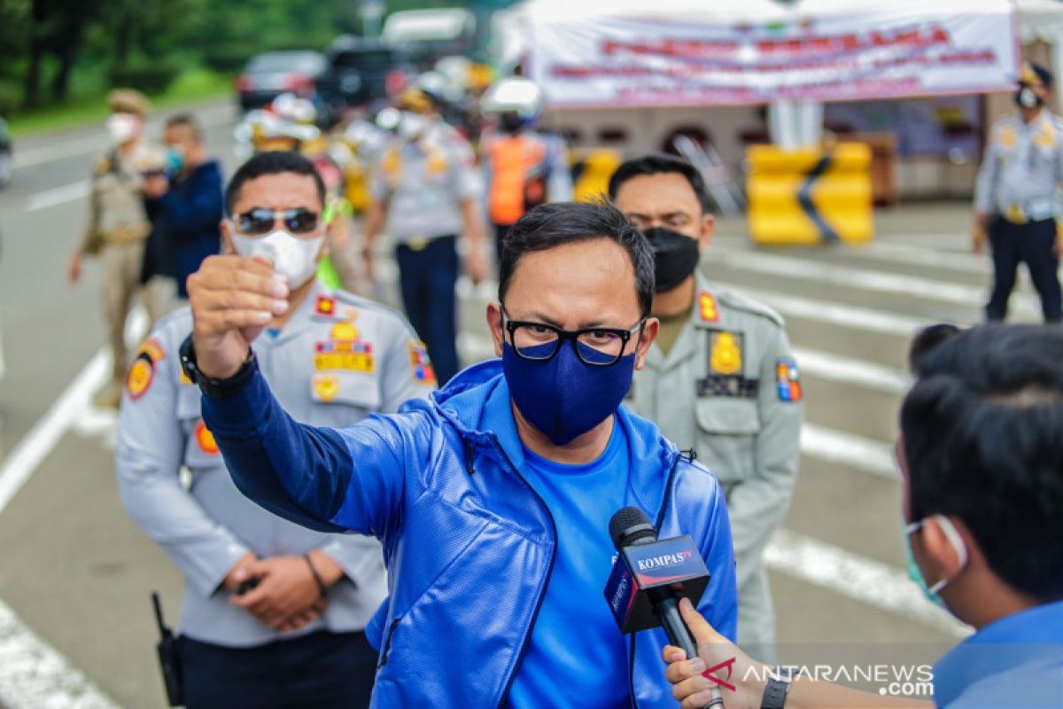 Ganjil-genap kendaraan di Kota Bogor berdampak turunkan kasus positif COVID-19