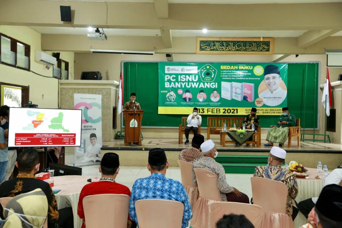 Di hadapan kiai Banyuwangi, Bupati Anas ucapkan terima kasih jelang purnatugas