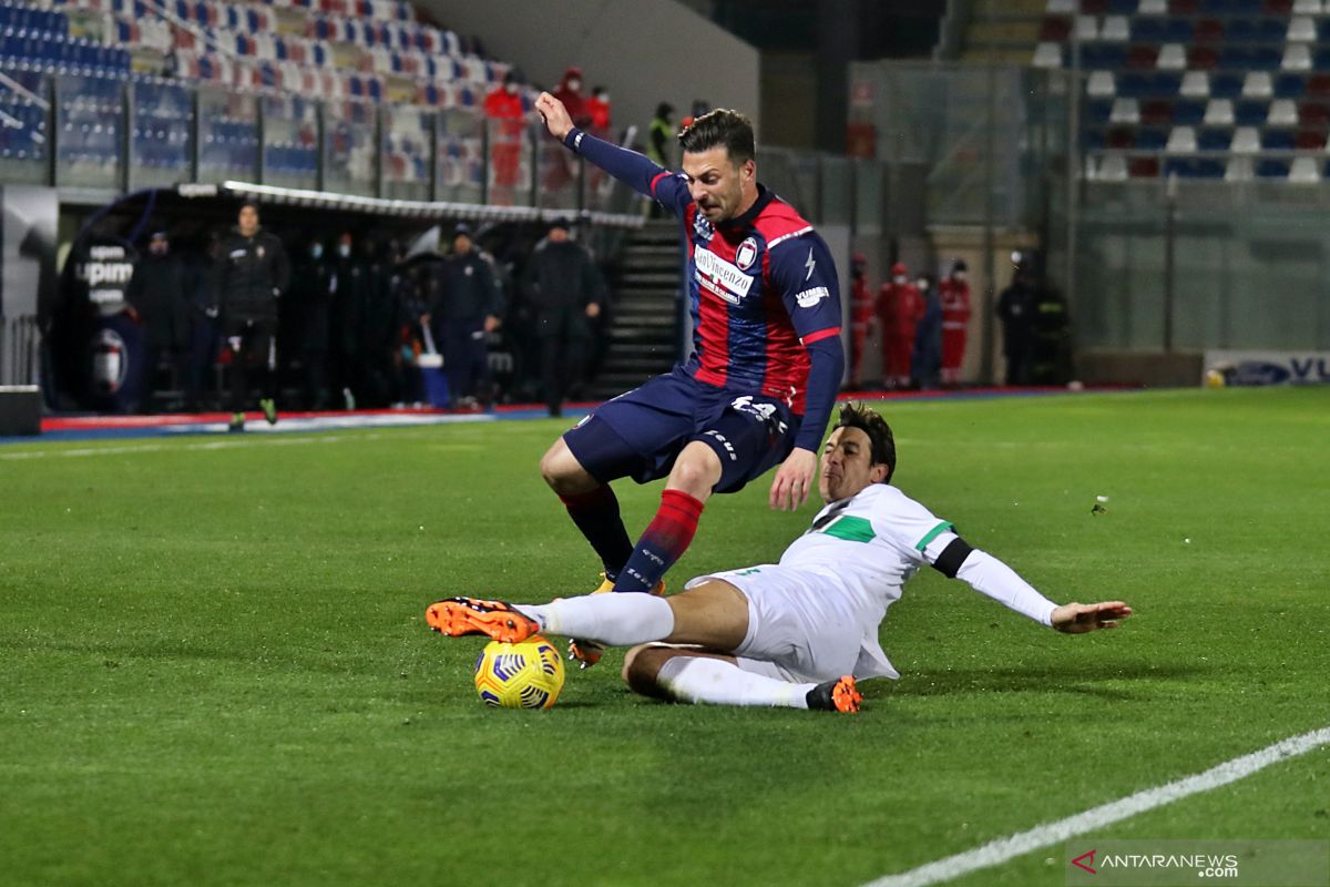 Sassuolo akhiri puasa kemenangan selepas tundukkan Crotone 2-1