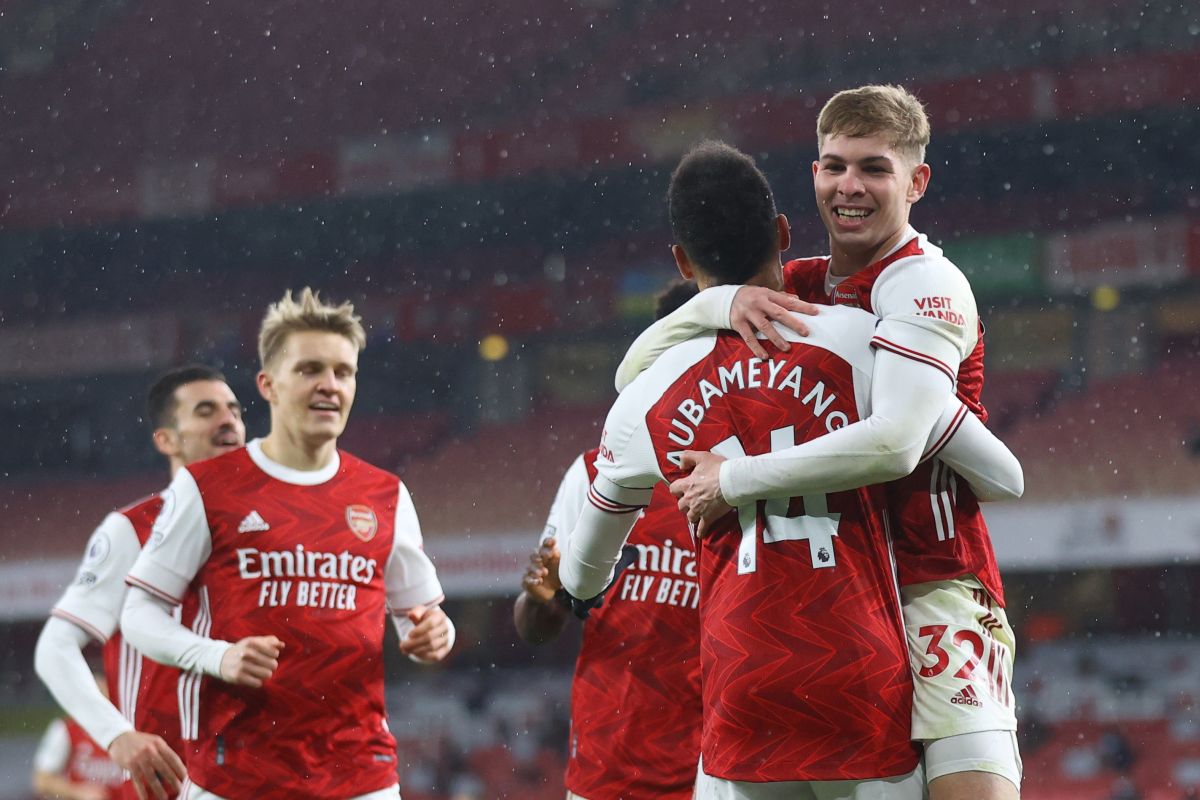 Liga Inggris: Hattrick Aubameyang antar Arsenal kalahkan Leeds 4-2