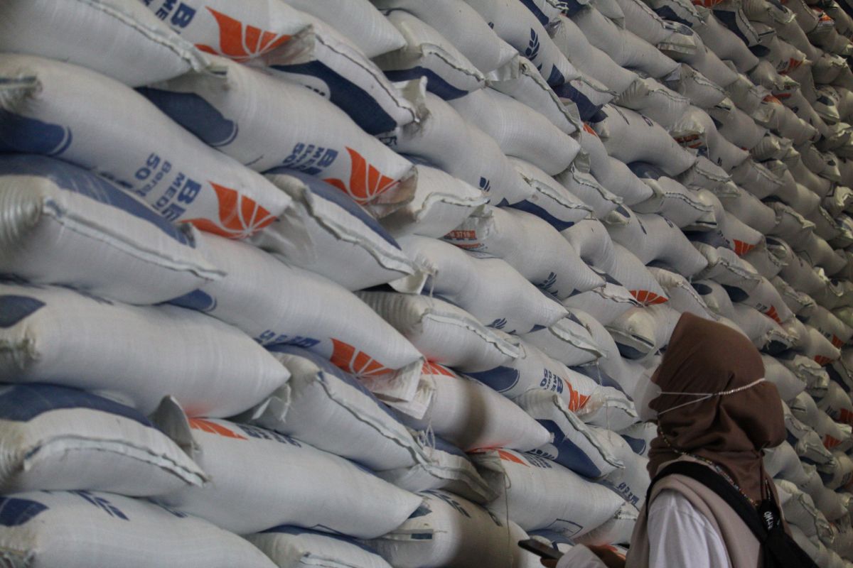 Bulog Lampung catat distribusi beras keluar daerah tahun 2020 capai 20 ribu ton