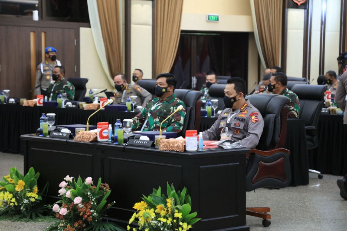 Rapim 2021 solidkan TNI-Polri mengawal vaksinasi dan pulihkan ekonomi