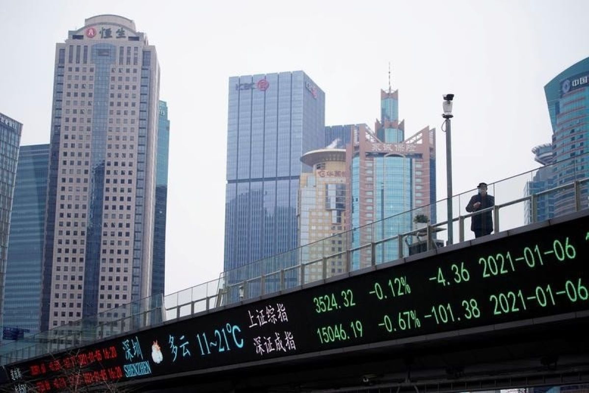 Saham China ditutup menguat, indeks Shanghai bertambah 0,46 persen