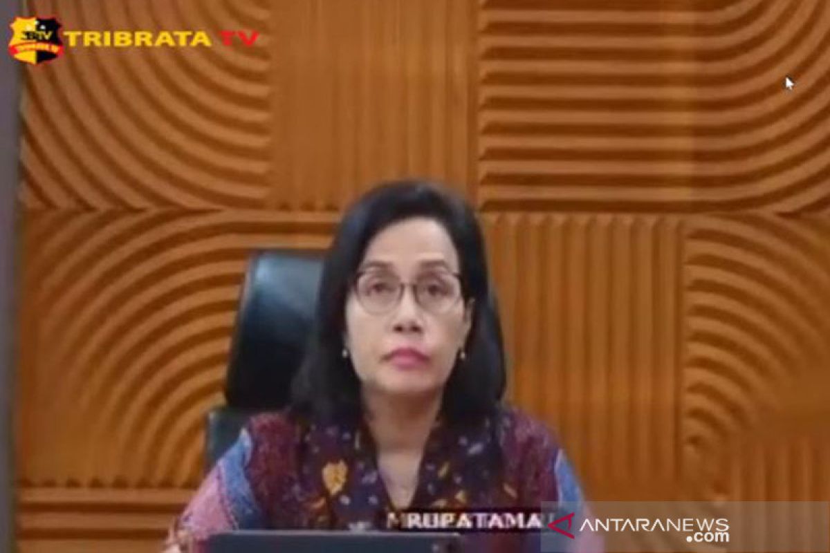 Sri Mulyani: Kontraksi ekonomi RI masih moderat dibanding negara lain