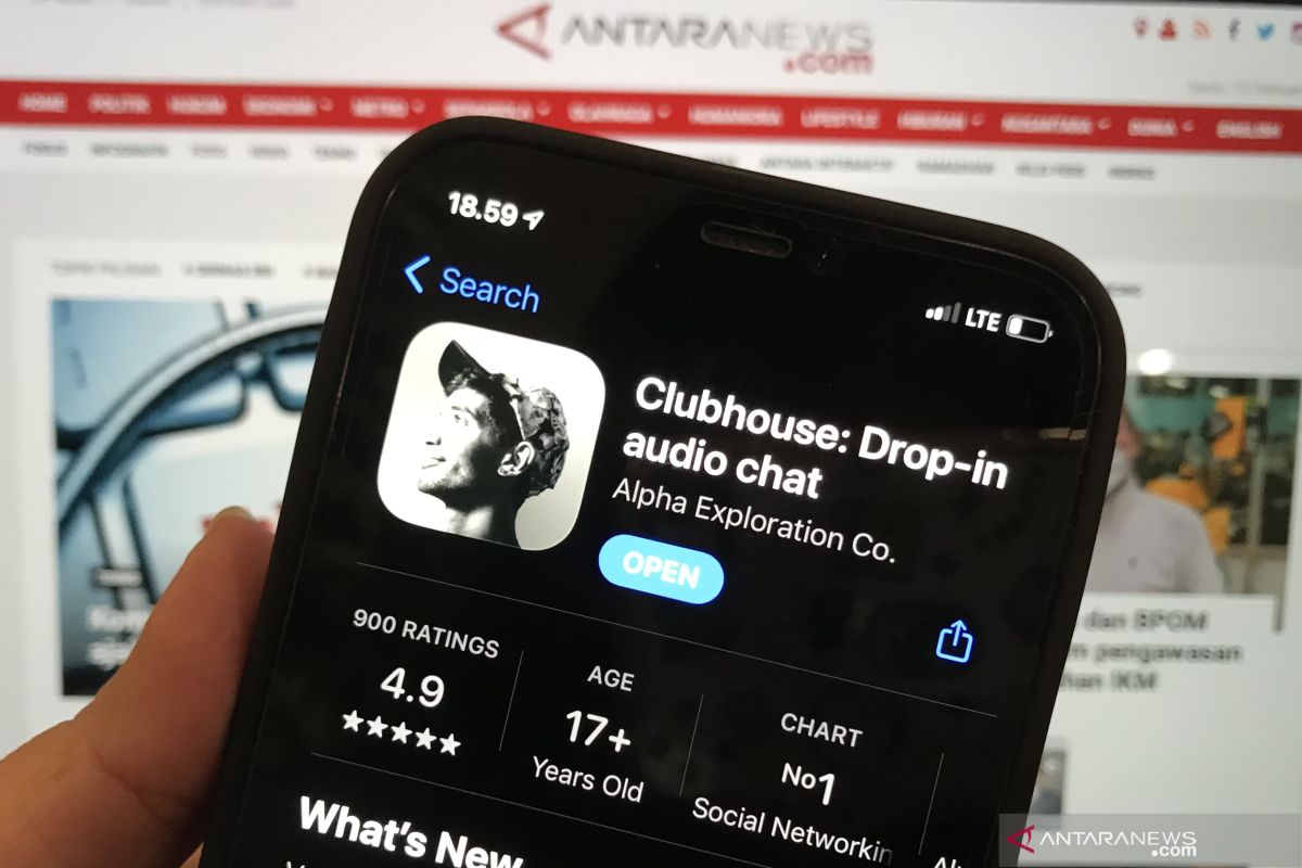 Clubhouse dinyatakan belum terdaftar di Indonesia