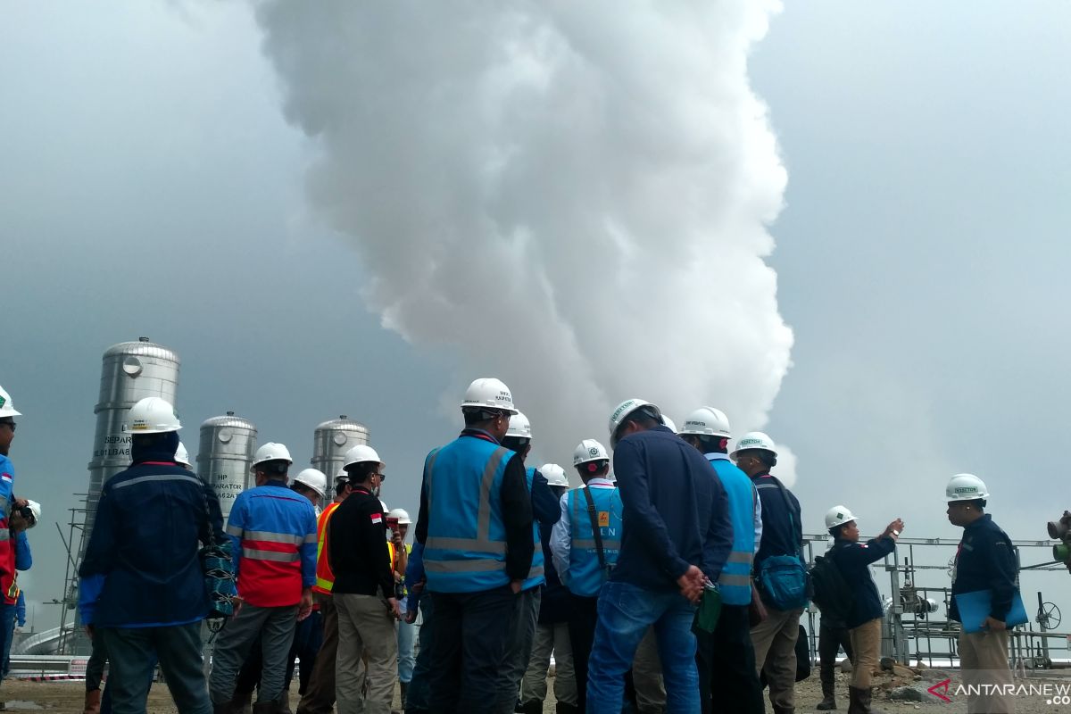 Vidio pelepasan uap geothermal heboh, DPRD Solok Selatan tinjau PLTP (Video)