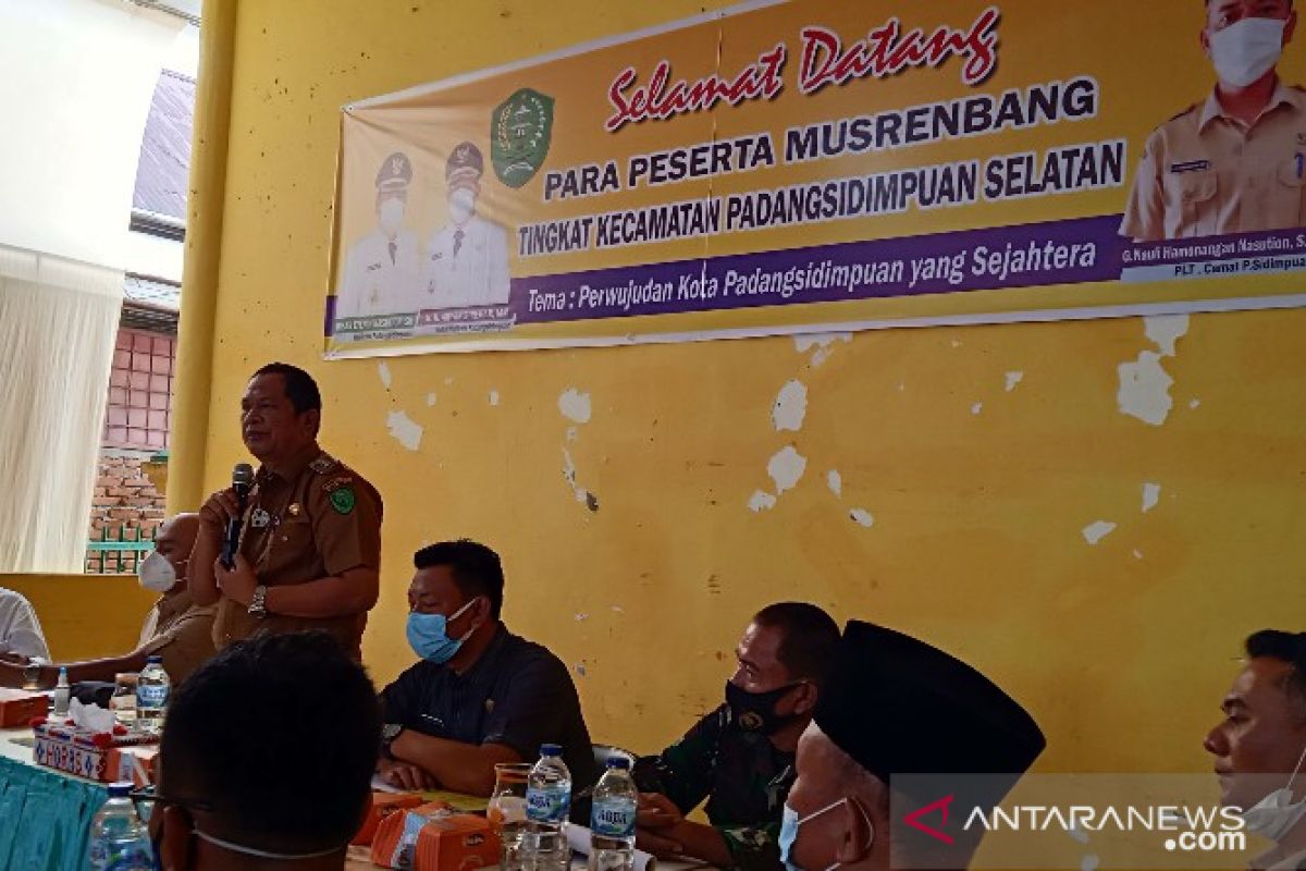 Wali kota: Zona nilai tanah di Kota Padangsidimpuan menjadi prioritas