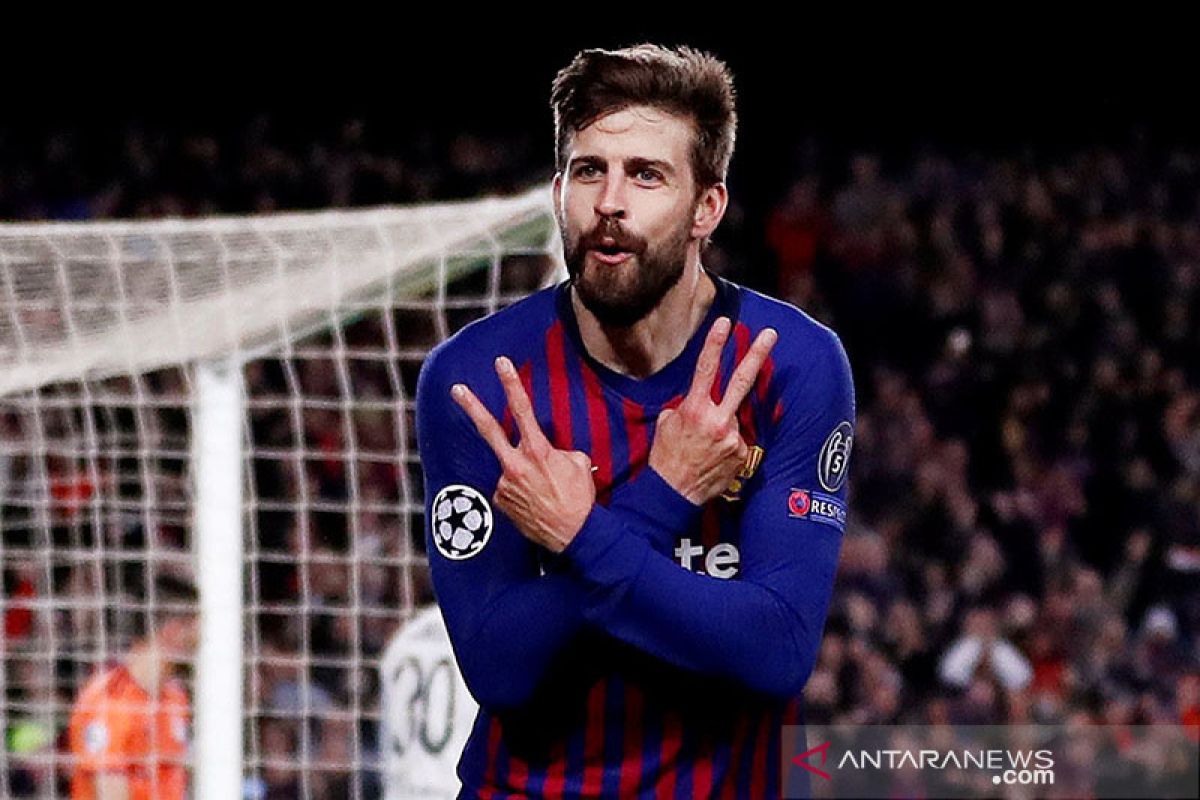 Jelang lawan PSG, Barcelona kembali diperkuat Gerard Pique