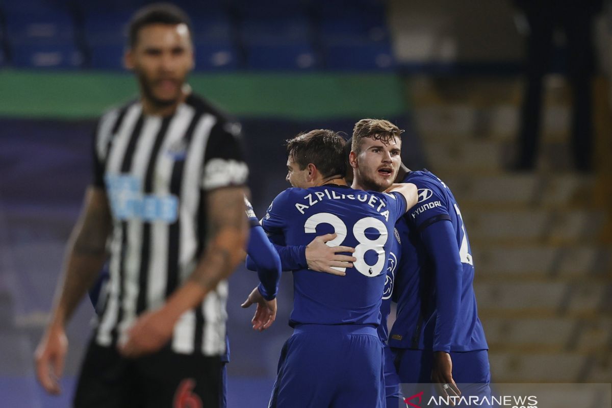 Liga Inggris - Chelsea ukir kemenangan keempat beruntun saat tekuk Newcastle 2-0