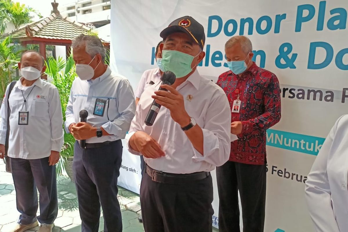 Menko PMK sebut Gerakan Nasional Donor Plasma tingkatkan jumlah pendonor