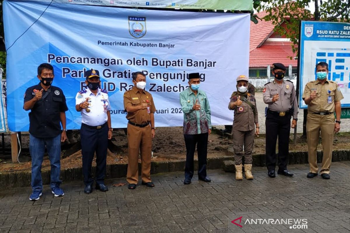 Bupati canangkan parkir gratis di Rumah Sakit Ratu Zalecha Martapura