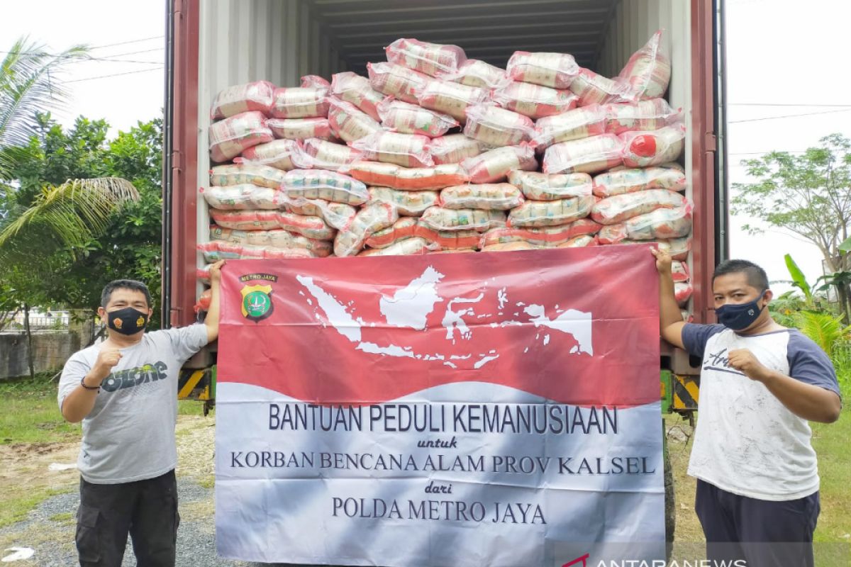 Polda Metro Jaya kirim bantuan untuk pemulihan pascabanjir Kalsel